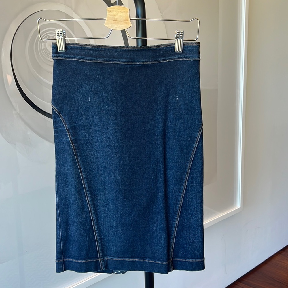 ARMANI JEANS DENIM PENCIL SKIRT - SIZE SMALL